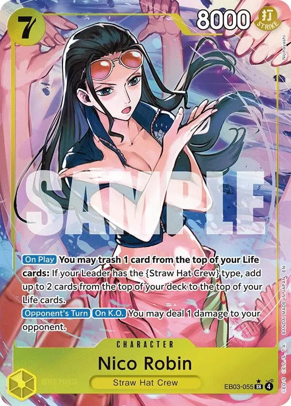 Nico Robin (055) (Alternate Art) (Eb03-055) (Eb-03) 1