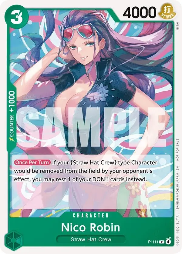 Nico Robin (Heroines Battle Pack) (P-111) (Op-Pr) 1