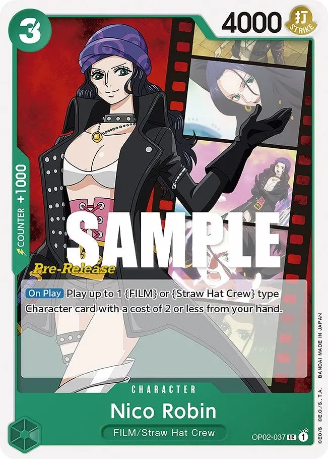 Nico Robin (Op02-037) (Op02 Pre) 1