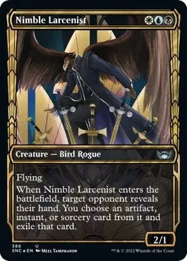 Nimble Larcenist (Gilded Foil) (386) (Snc) 1