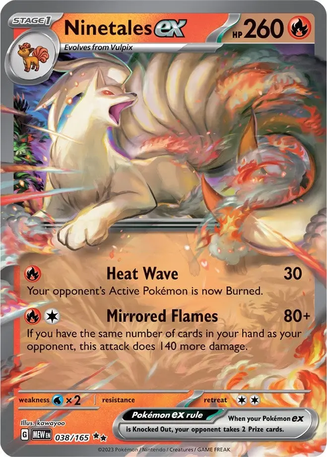 Ninetales Ex (038/165) (Mew) 1