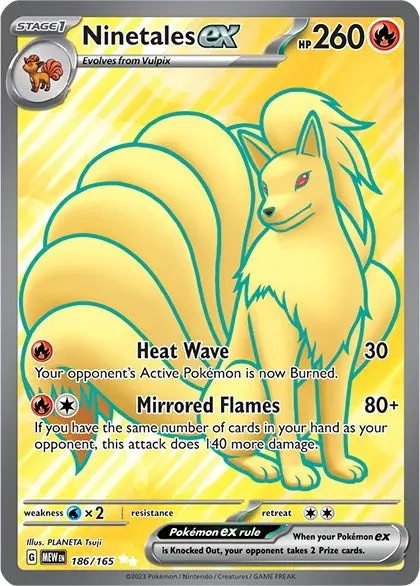 Ninetales Ex (186/165) (Mew) 1