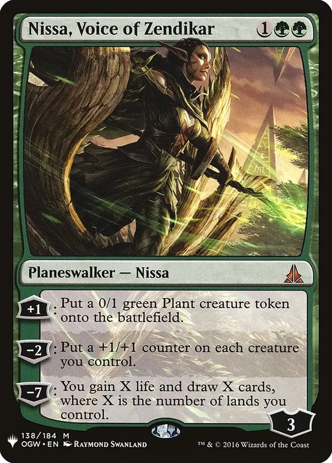 Nissa, Voice Of Zendikar (138) (List) 1