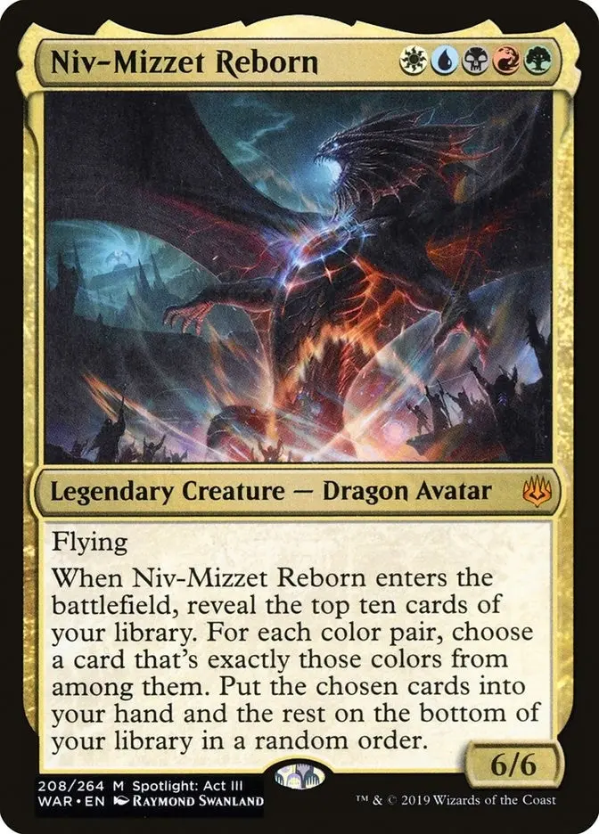 Niv-Mizzet Reborn (208) (War) 1