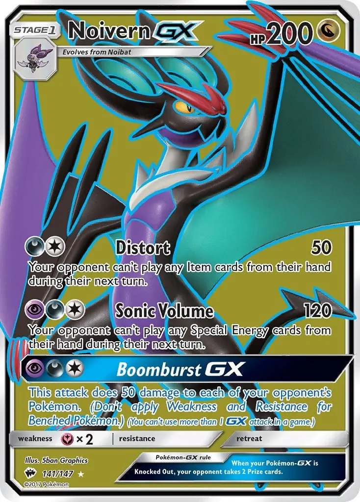 Noivern Gx (Full Art) (141/147) (Sm03) 1