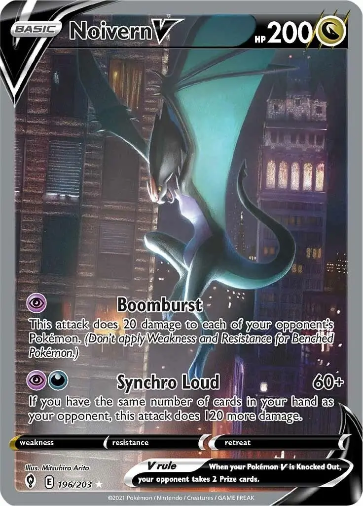 Noivern V (Alternate Full Art) (196/203) (Swsh07) 1