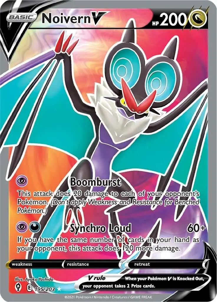 Noivern V (Full Art) (195/203) (Swsh07) 1