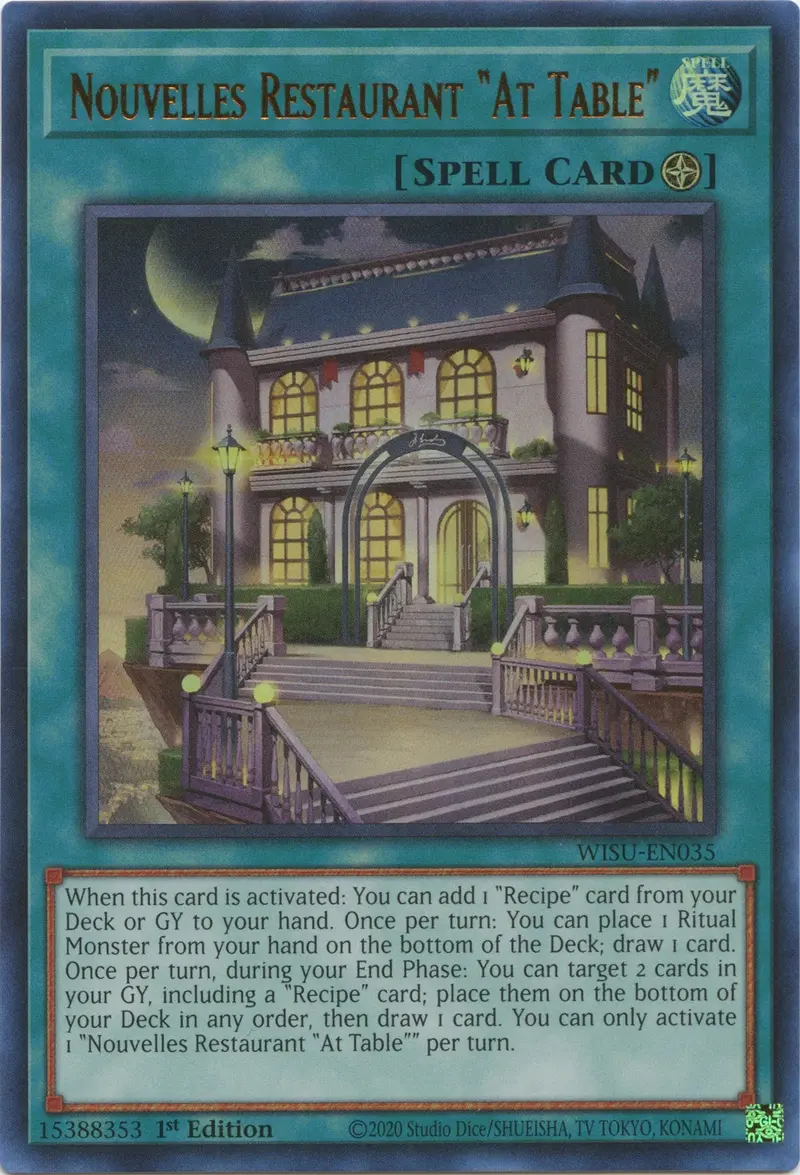 Nouvelles Restaurant "At Table" [Wisu-En035] Ultra Rare 1