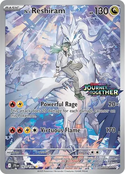 N's Reshiram - 167/159 (Journey Together Stamped) (167/159) (Mcap) 1