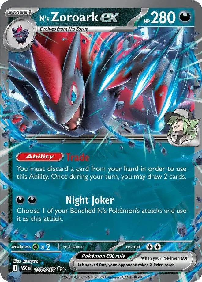 N's Zoroark Ex (137/217) (Asc) 1