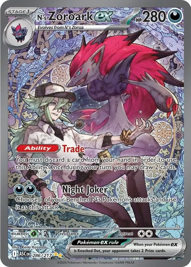 N's Zoroark Ex (286/217) (Asc) 1