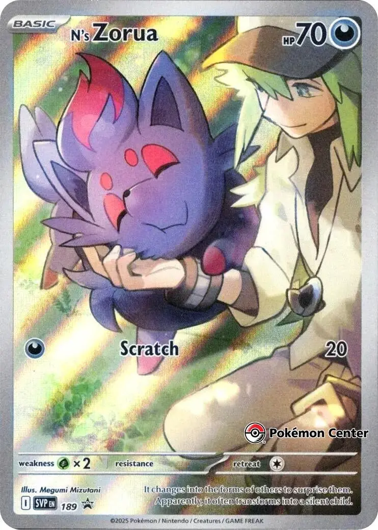 N's Zorua - 189 (Pokemon Center Exclusive) (189) (Svp) 1