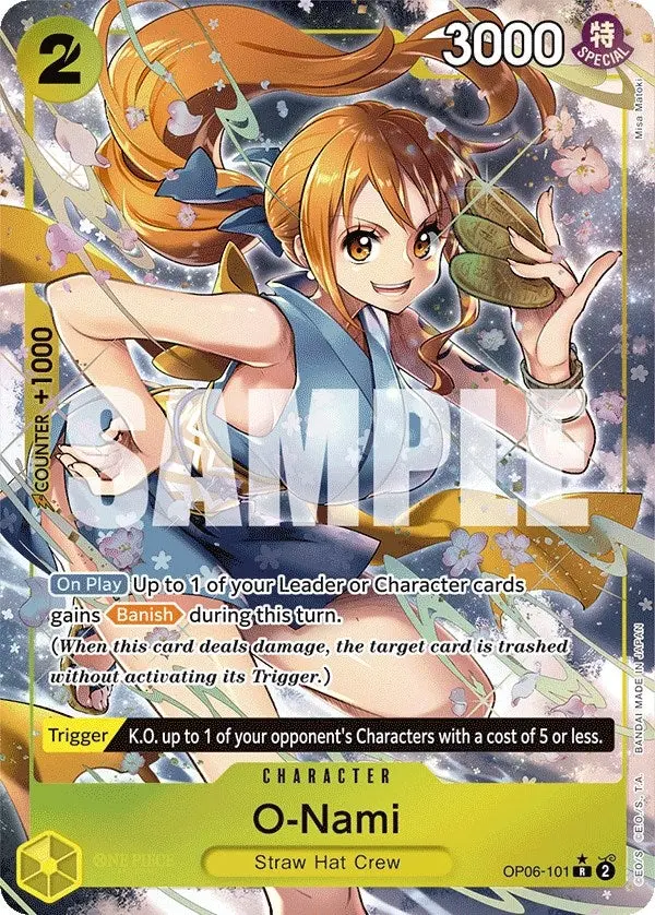 O-Nami (Alternate Art) (Op06-101) (Op06) 1