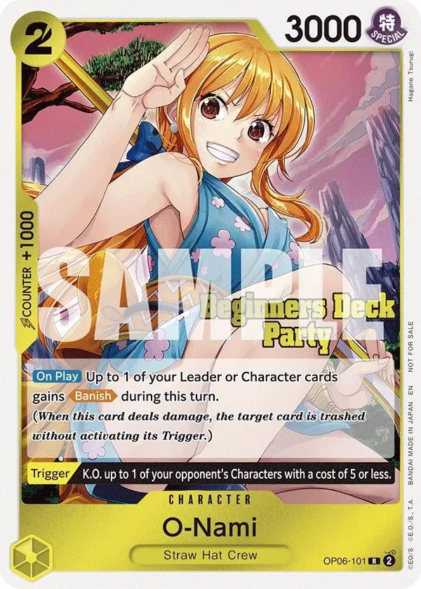 O-Nami (Beginners Deck Party [St-23] - [St-28] Participation Pack) (Op06-101) (Op-Pr) 1