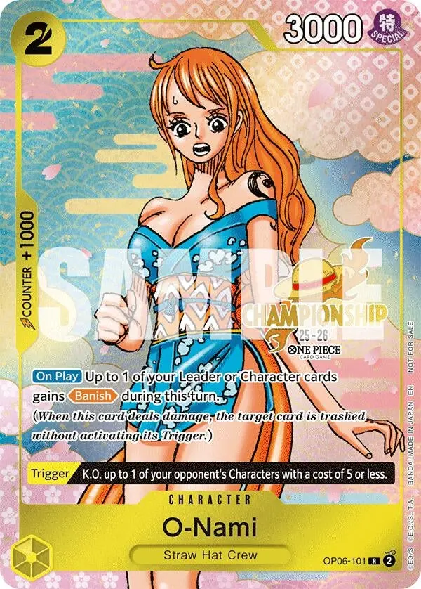 O-Nami (Cs 25-26 Event Pack) (Op06-101) (Op-Pr) 1