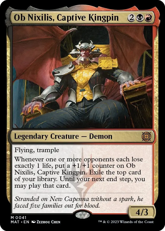 Ob Nixilis, Captive Kingpin (41) (Mat) 1
