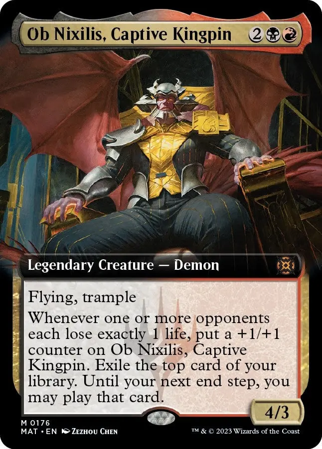 Ob Nixilis, Captive Kingpin (Extended Art) (176) (Mat) 1
