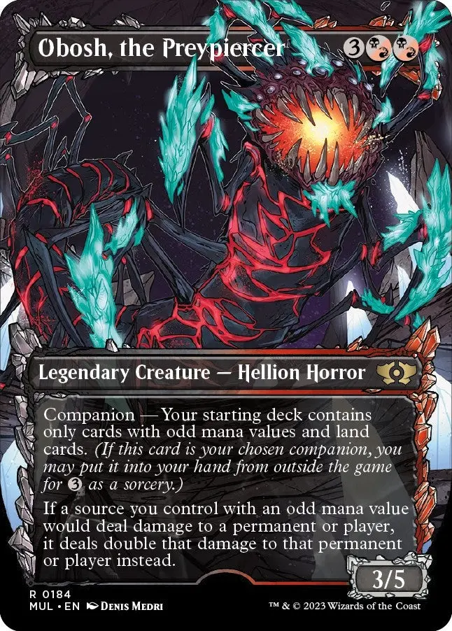 Obosh, The Preypiercer (Halo Foil) (184) (Mul) 1