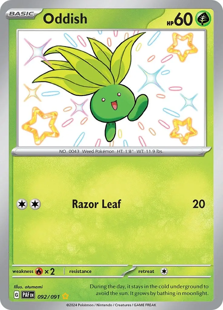 Oddish (092/091) (Paf) 1