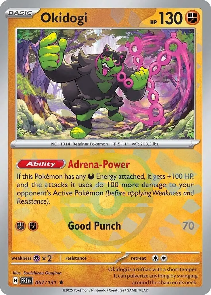 Okidogi (Master Ball Pattern) (057/131) (Pre) 1