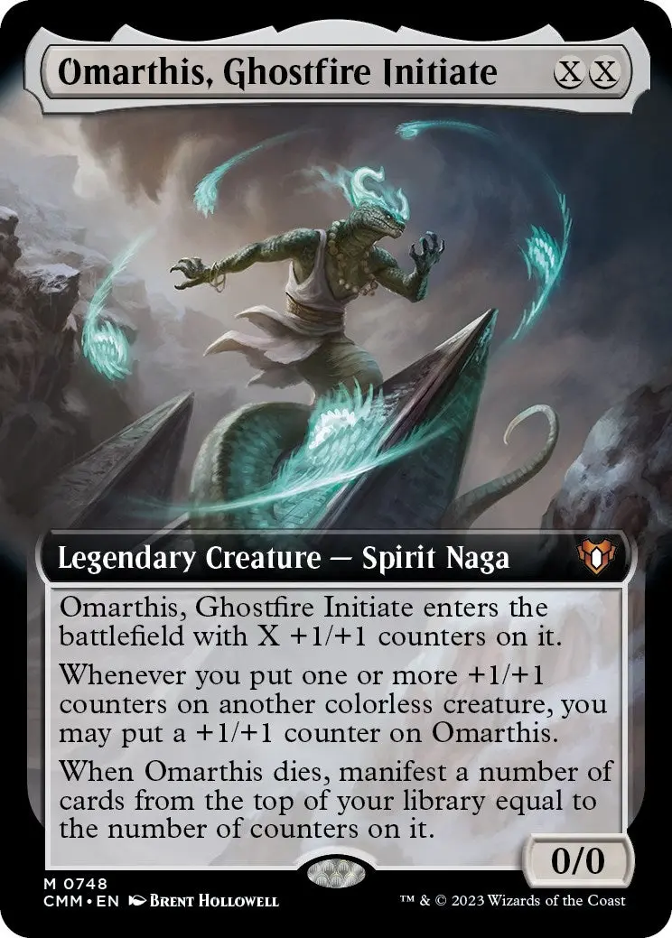 Omarthis, Ghostfire Initiate (Extended Art) (748) (Cmm) 1