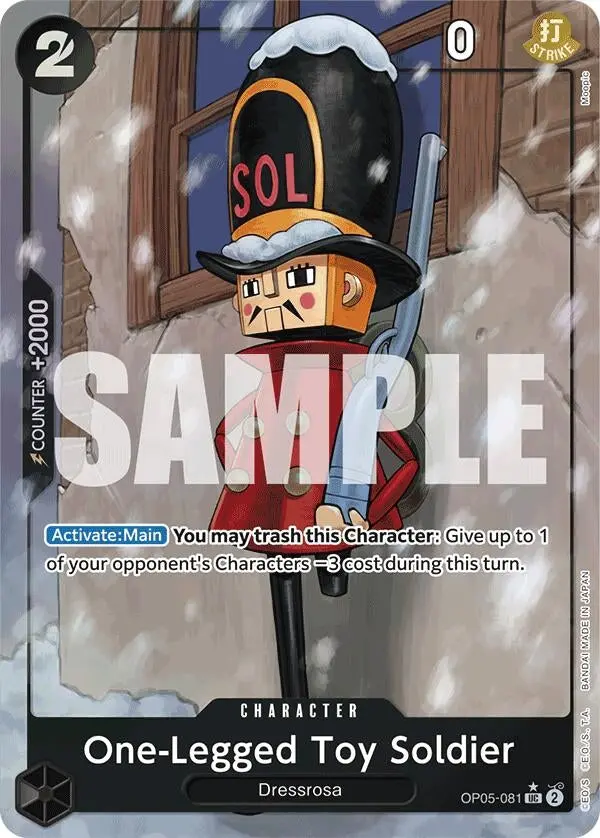 One-Legged Toy Soldier (Full Art) (Op05-081) (Prb-01) 1