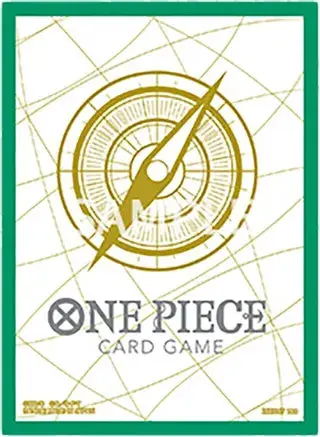 One Piece Card Sleeve - Standard Green 70Ct 1
