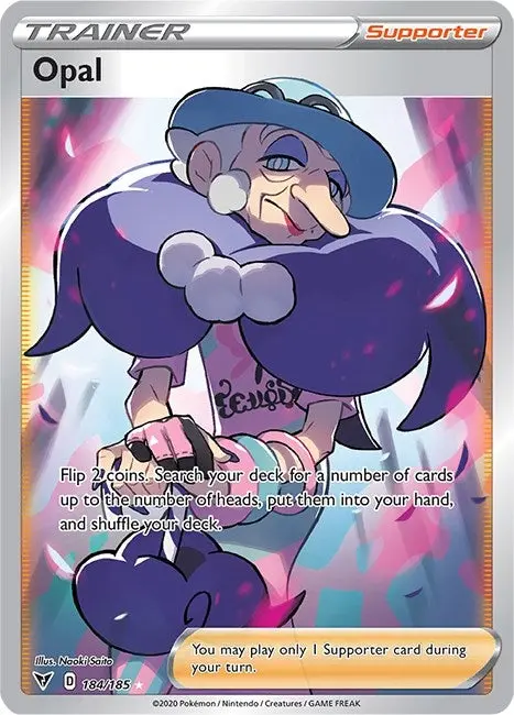 Opal (Full Art) (184/185) (Swsh04) 1