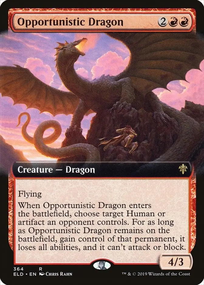 Opportunistic Dragon (Extended Art) (364) (Eld) 1