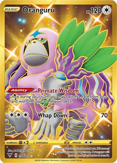 Oranguru (Secret) (199/185) (Swsh04) 1