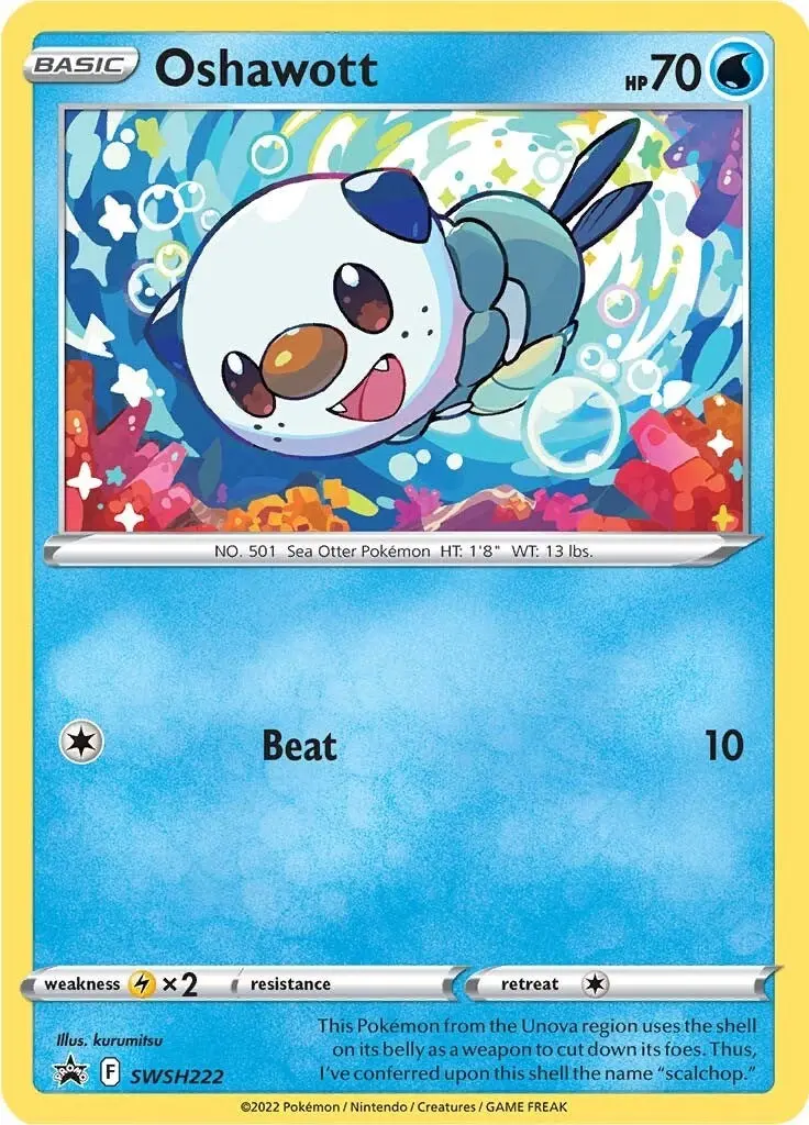 Oshawott - Swsh222 (Swsh222) (Swsd) 1
