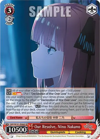 Our Resolve, Nino Nakano (5Hy/W101-E066s Sr) [The Quintessential Quintuplets Movie] 1