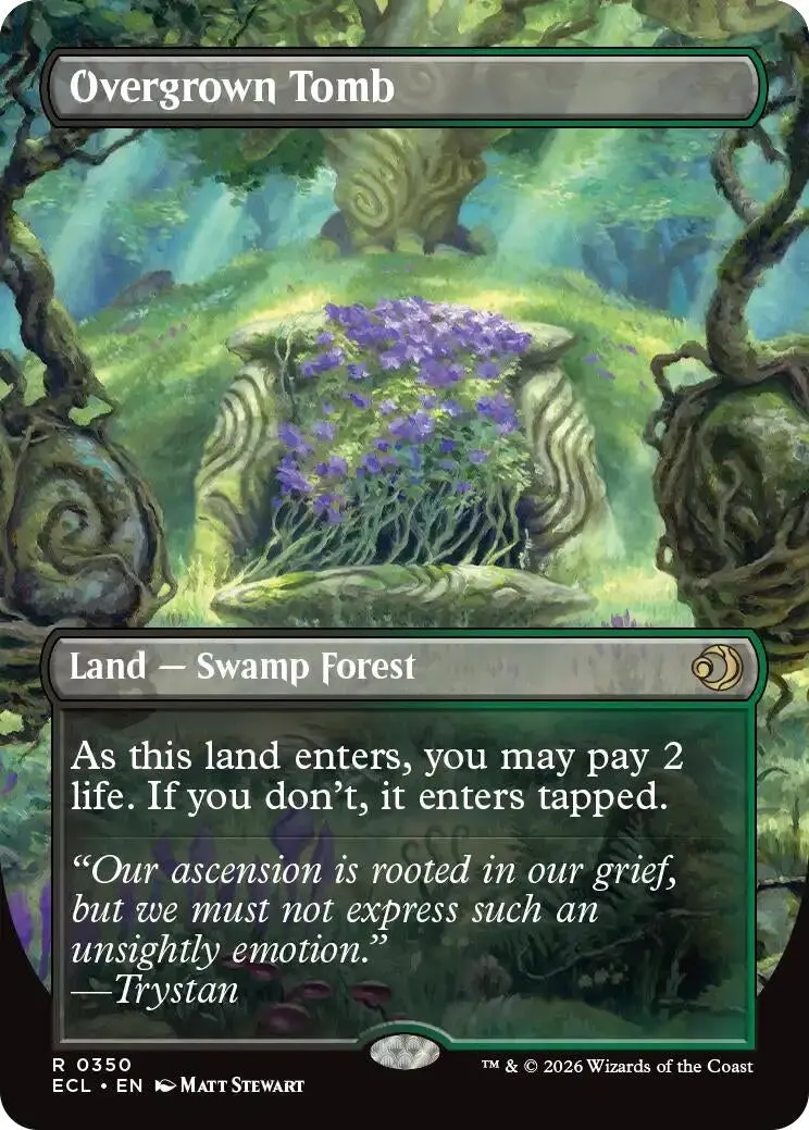 Overgrown Tomb (Borderless) (350) (Ecl) 1