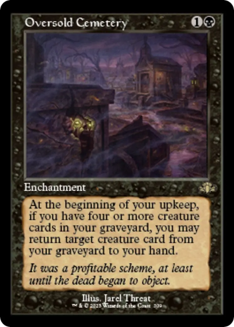 Oversold Cemetery (Retro Frame) (309) (Dmr) 1