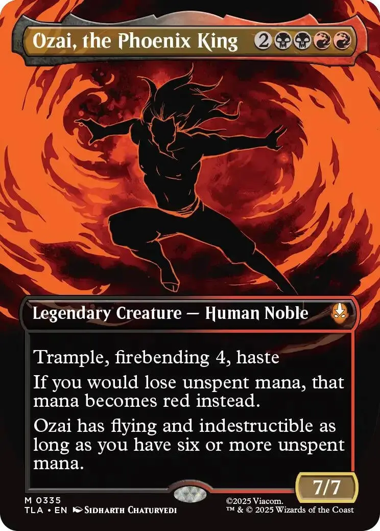 Ozai, The Phoenix King (0335) (Borderless) (335) (Tla) 1