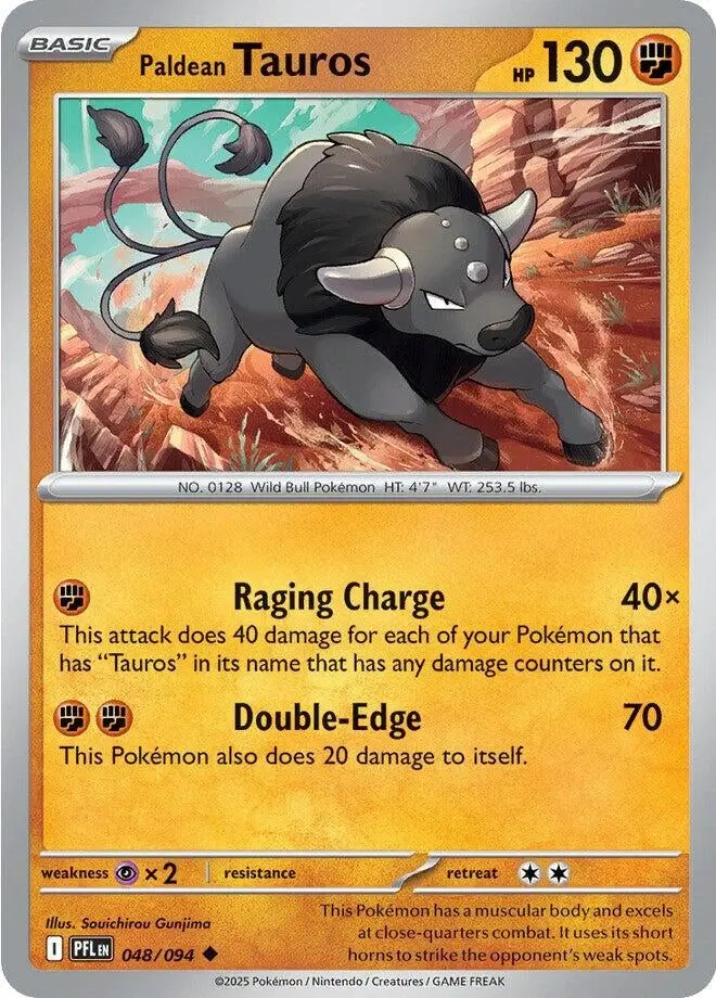 Paldean Tauros (048/094) (Pfl) 1