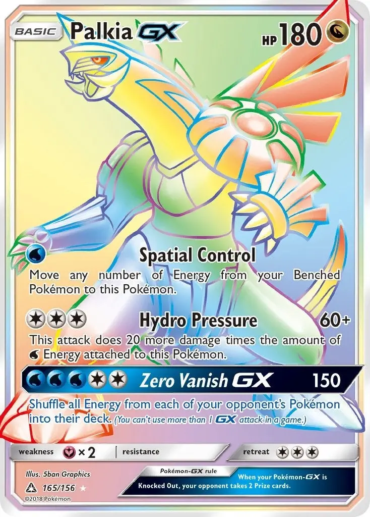 Palkia Gx (Secret Rare) (165/156) (Sm05) 1