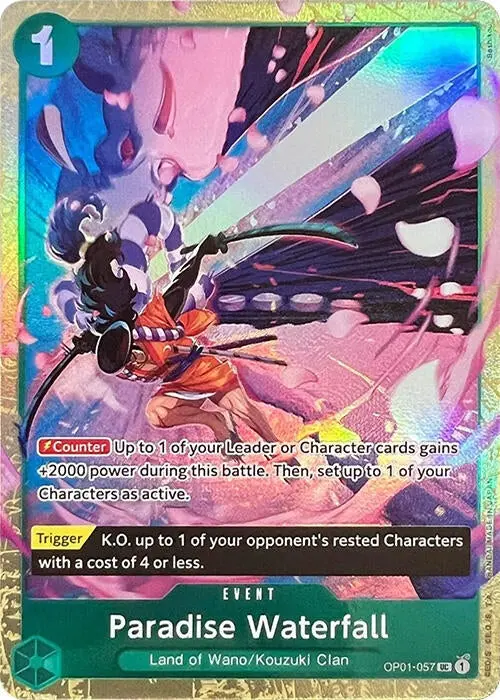 Paradise Waterfall (Premium Card Collection -Best Selection Vol. 1-) (Op01-057) (Op-Pr) 1