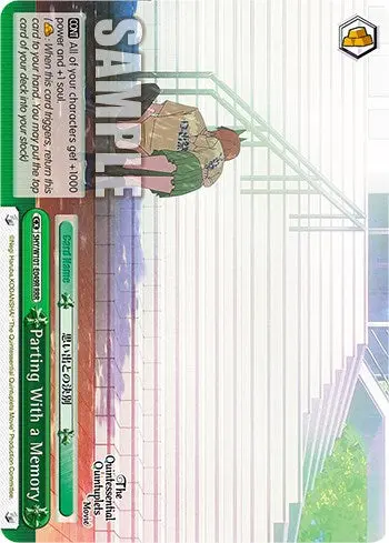 Parting With A Memory (5Hy/W101-E049r Rrr) [The Quintessential Quintuplets Movie] 1