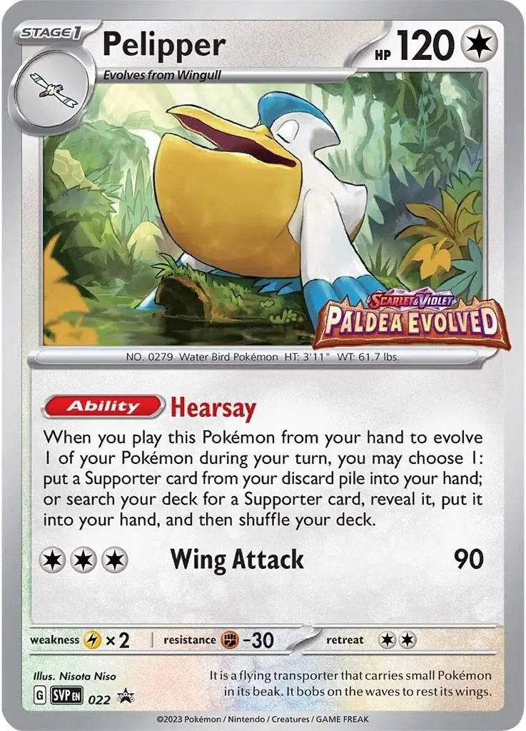 Pelipper - 022 (Prerelease) (022) (Svp) 1