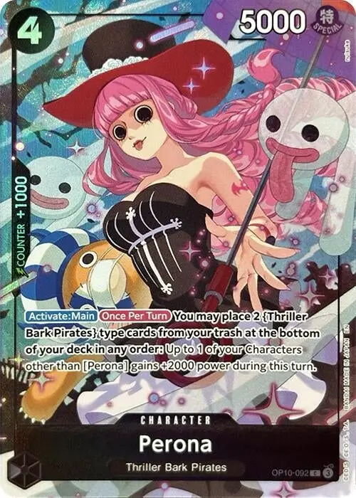 Perona (Premium Card Collection -Best Selection Vol. 4-) (Op10-092) (Op-Pr) 1
