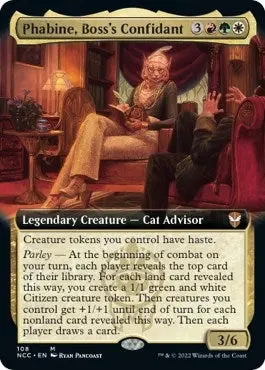 Phabine, Boss's Confidant (Extended Art) (108) (Ncc) 1