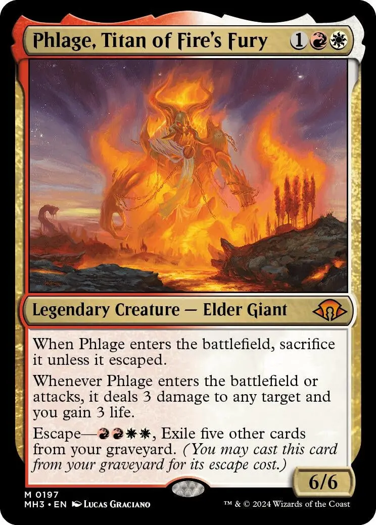Phlage, Titan Of Fire's Fury (197) (Mh3) 1