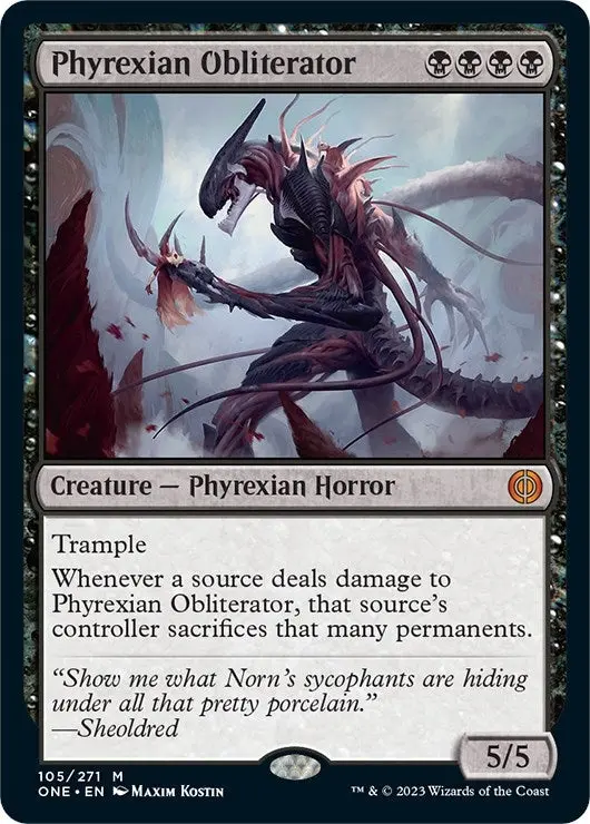 Phyrexian Obliterator (105) (One) 1
