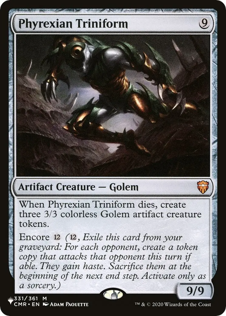 Phyrexian Triniform (331/361) (List) 1