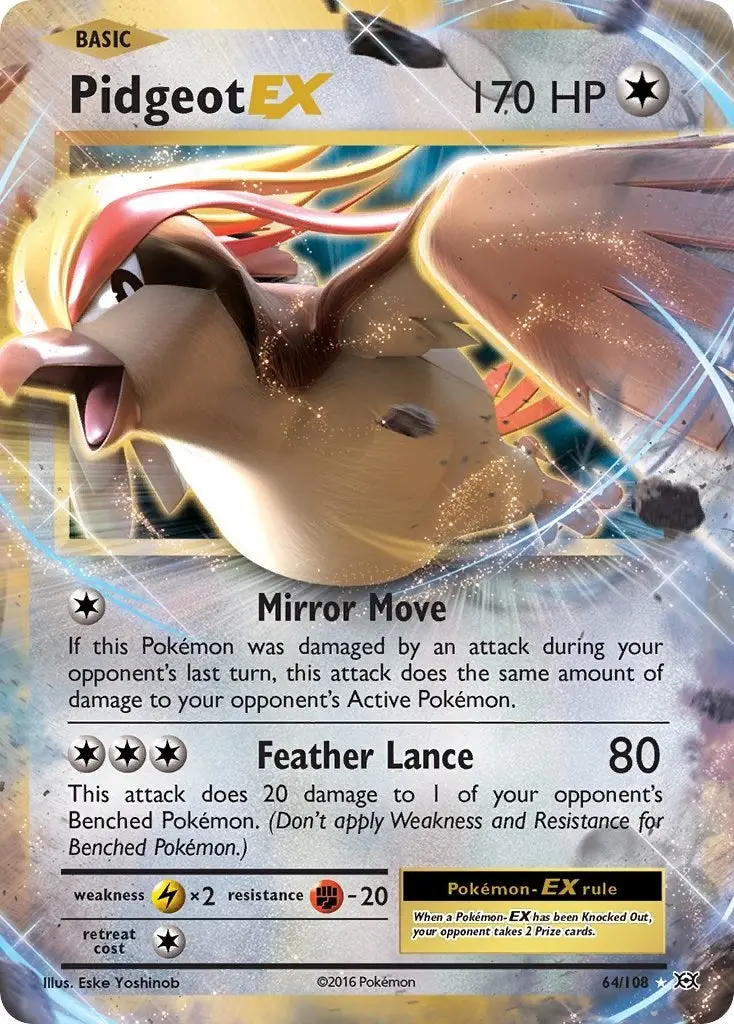 Pidgeot Ex (64/108) (Evo) 1