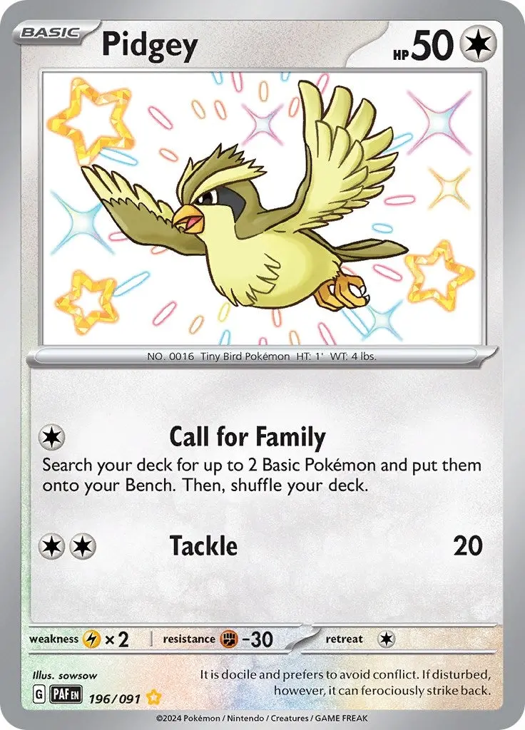 Pidgey (196/091) (Paf) 1