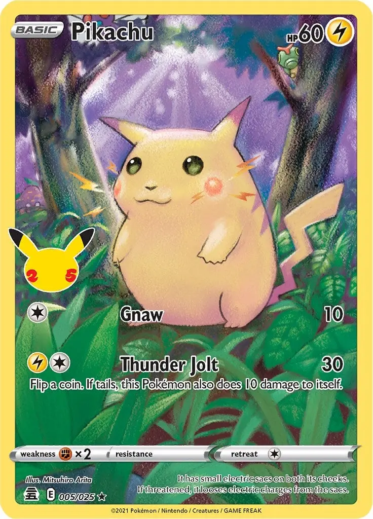 Pikachu (005/025) (Clb) 1