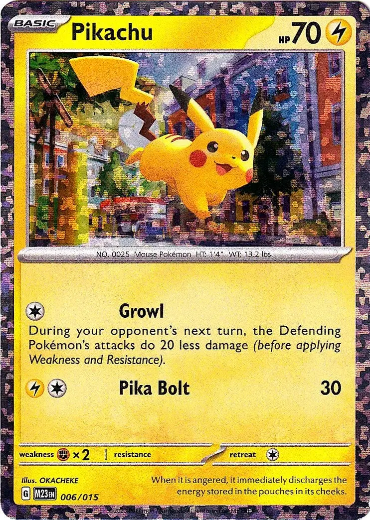 Pikachu (006/015) (M23) 1