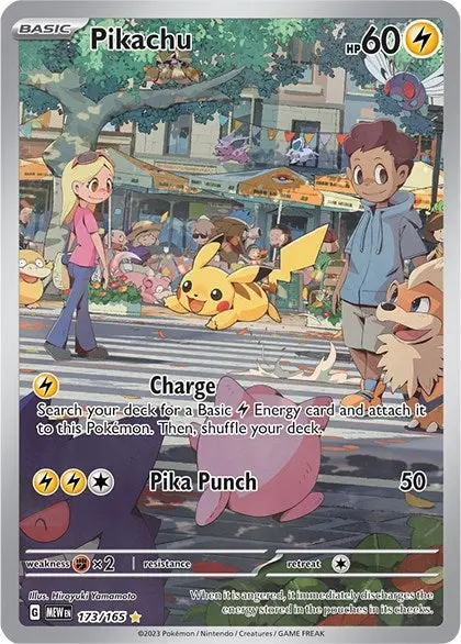 Pikachu (173/165) (Mew) 1